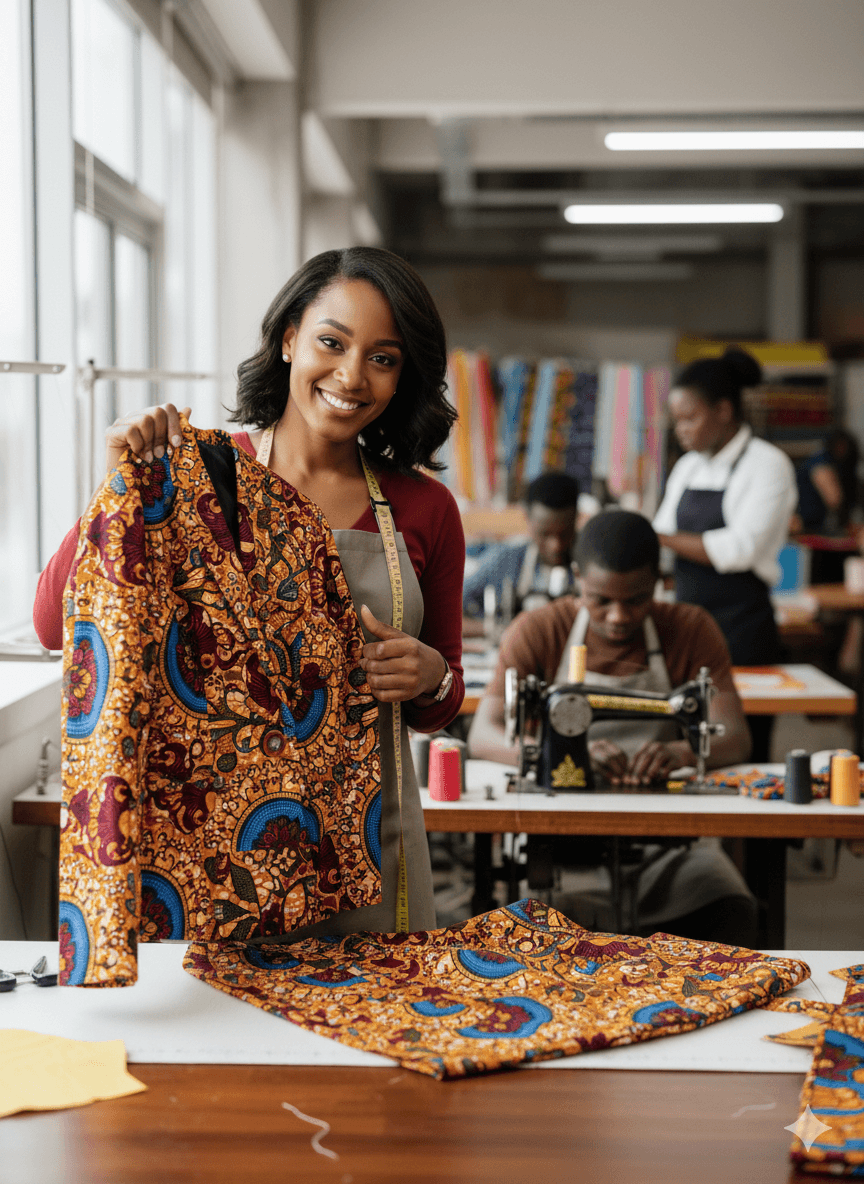 Man smiling using phone